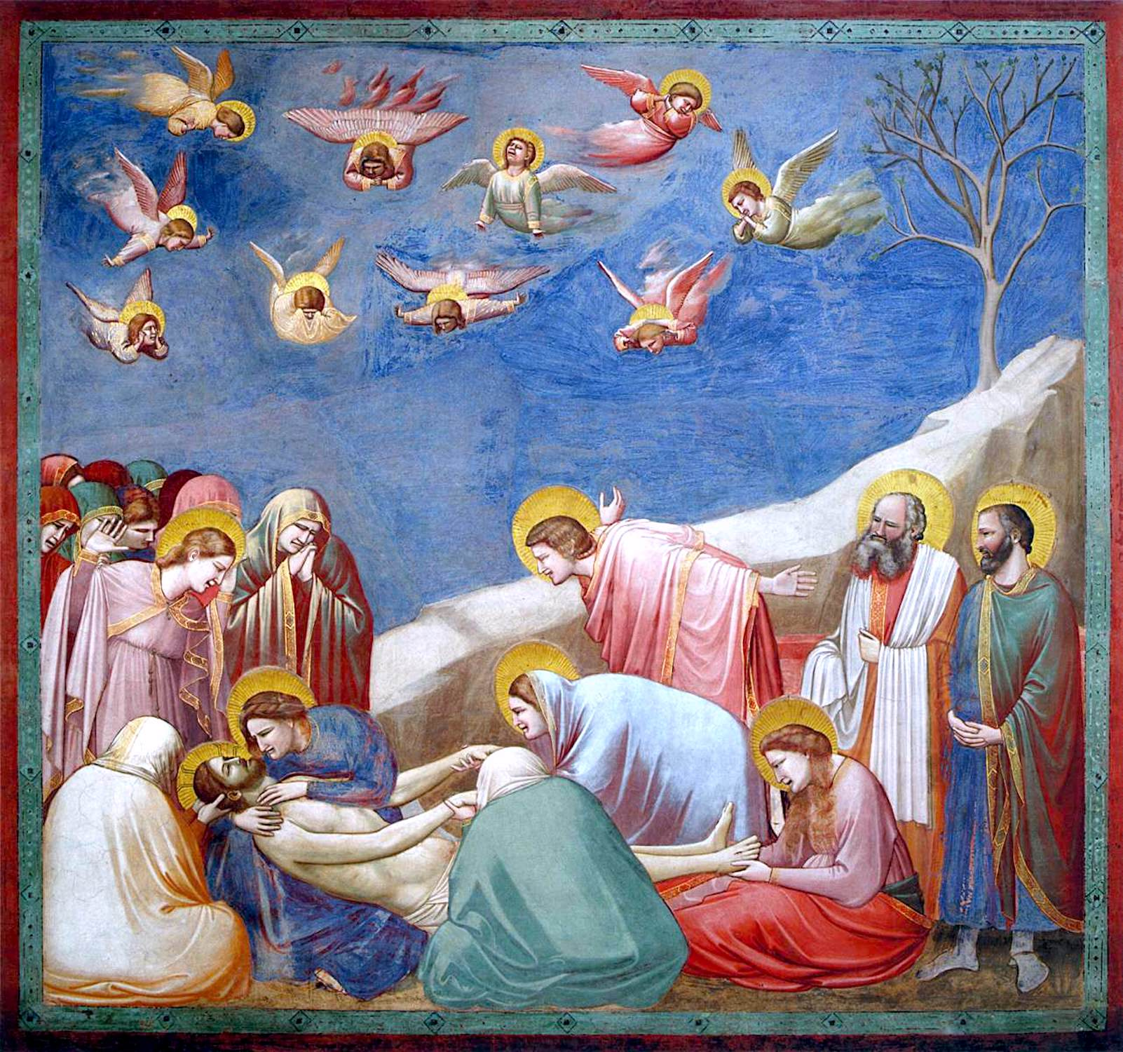 Lamentación sobre Cristo muerto - Giotto 1 lamentacion sobre cristo muerto giotto