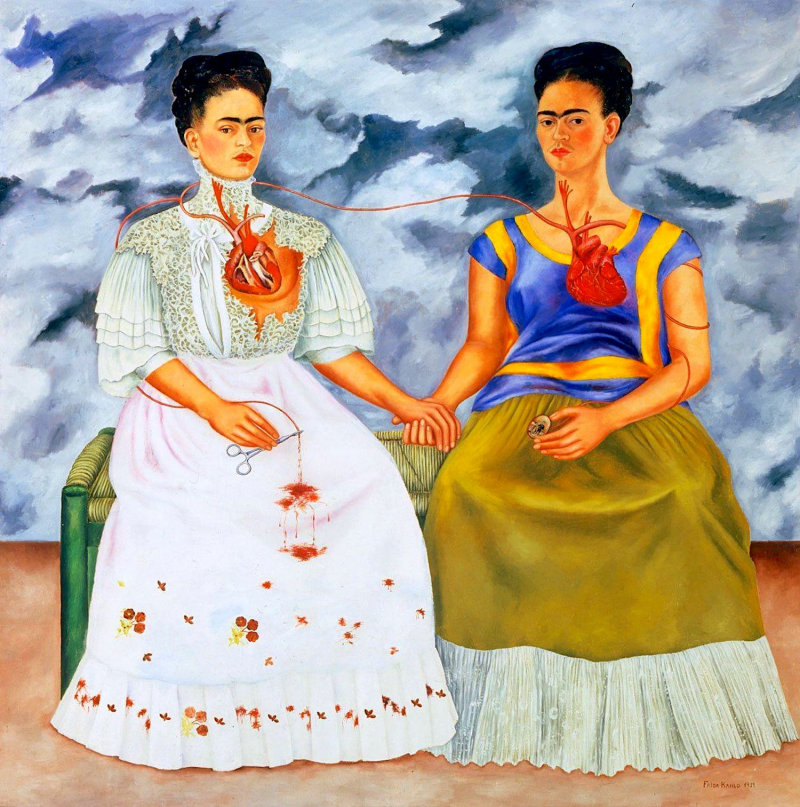 Las dos Fridas - Frida Kahlo 1 las dos fridas frida kahlo