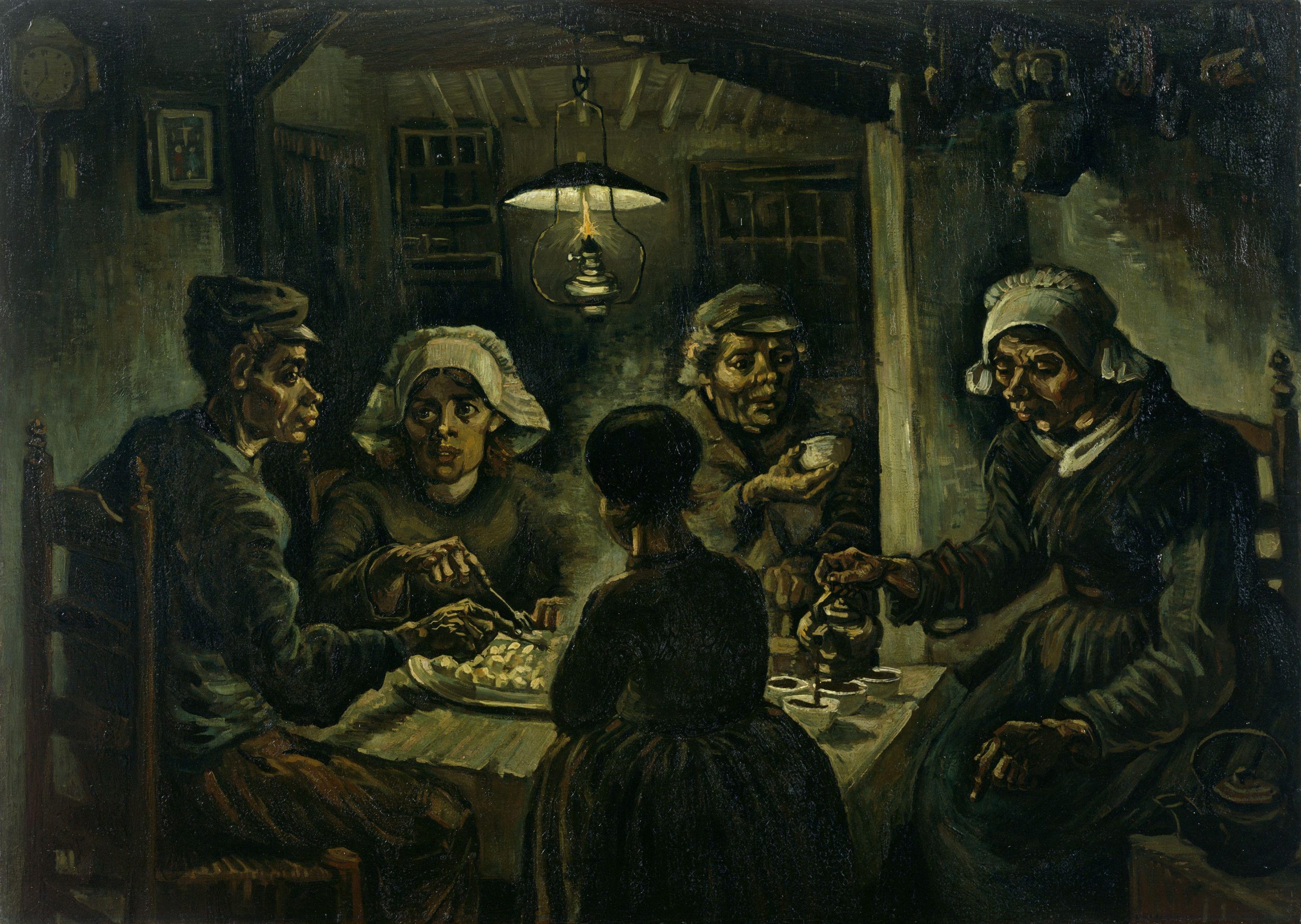 Los Comedores de Patatas - Vincent Van Gogh 1 los comedores de patatas vincent van gogh scaled