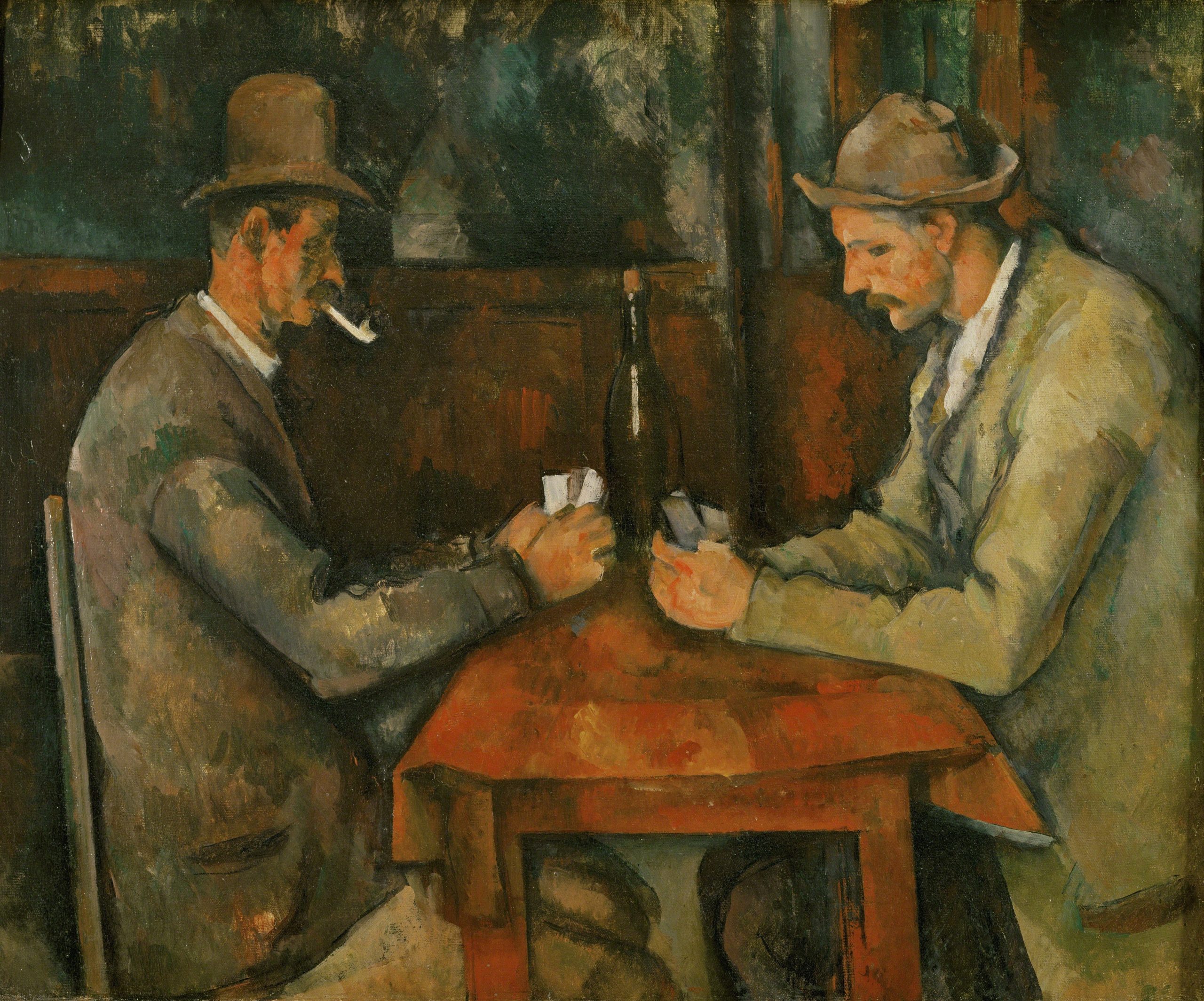 Los jugadores de cartas - Paul Cézanne 1 los jugadores de cartas paul cezanne scaled