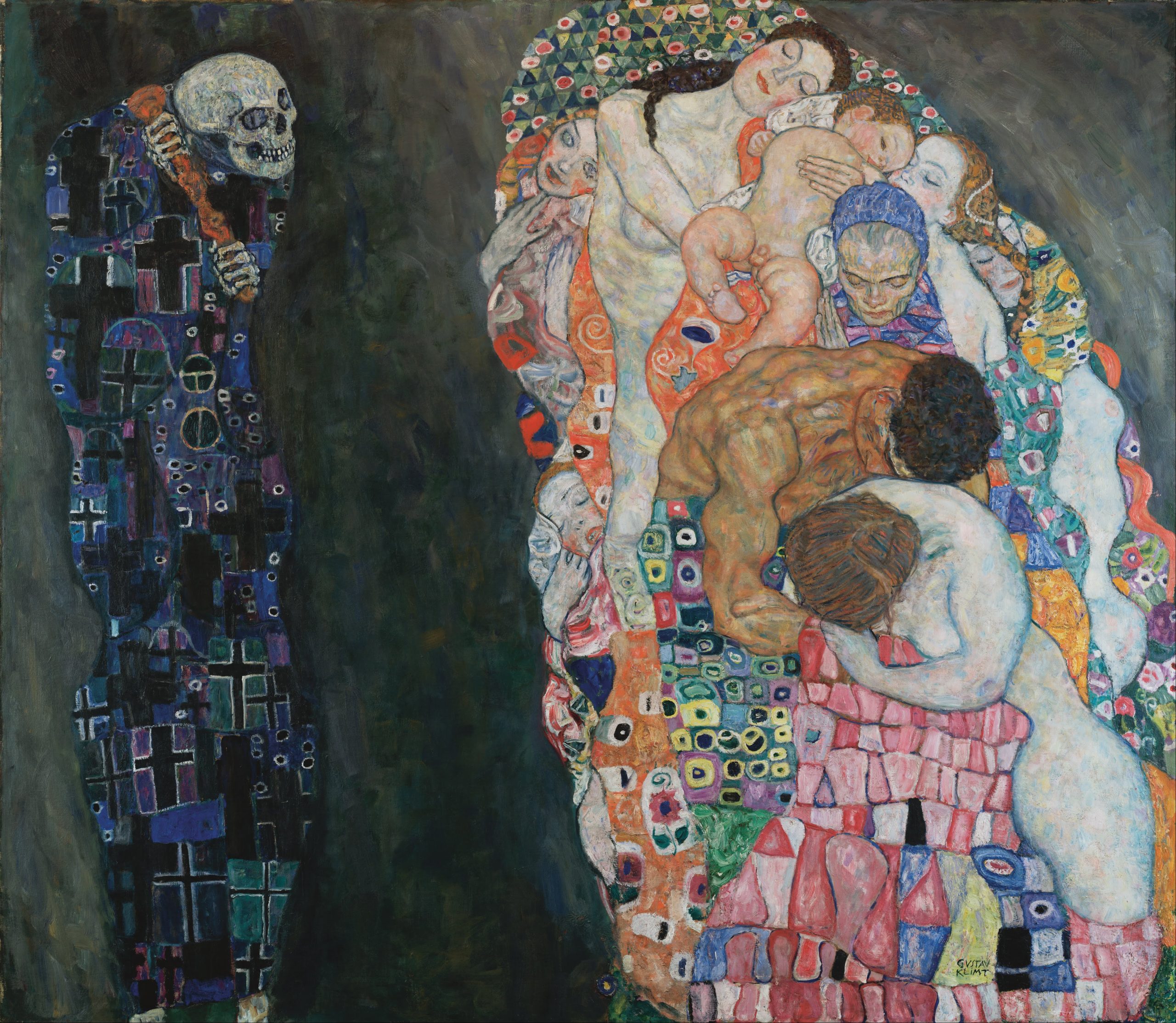 Muerte y Vida - Gustav Klimt 1 muerte y vida gustav klimt scaled