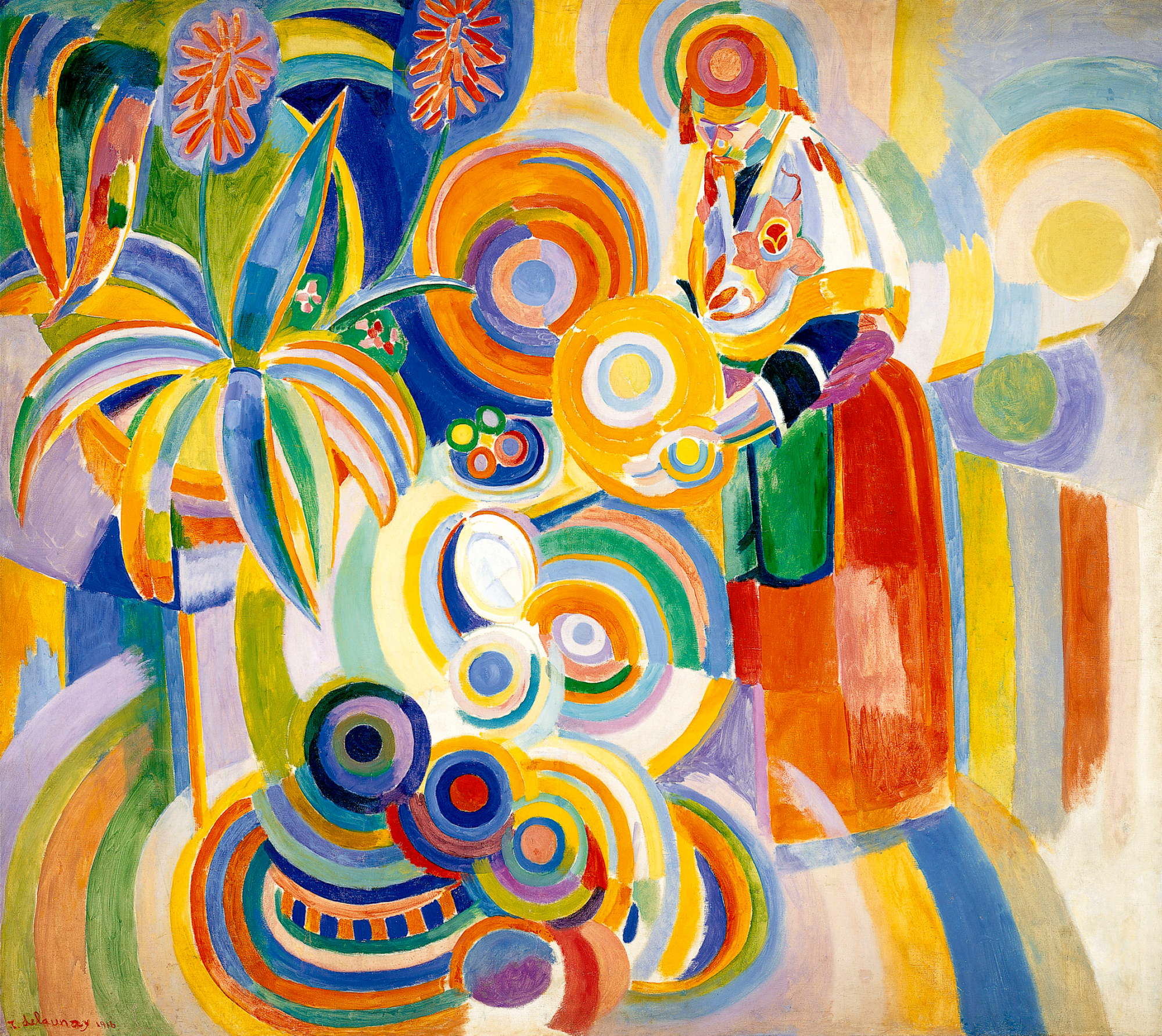 Mujer portuguesa - Robert Delaunay 1 mujer portuguesa robert delaunay