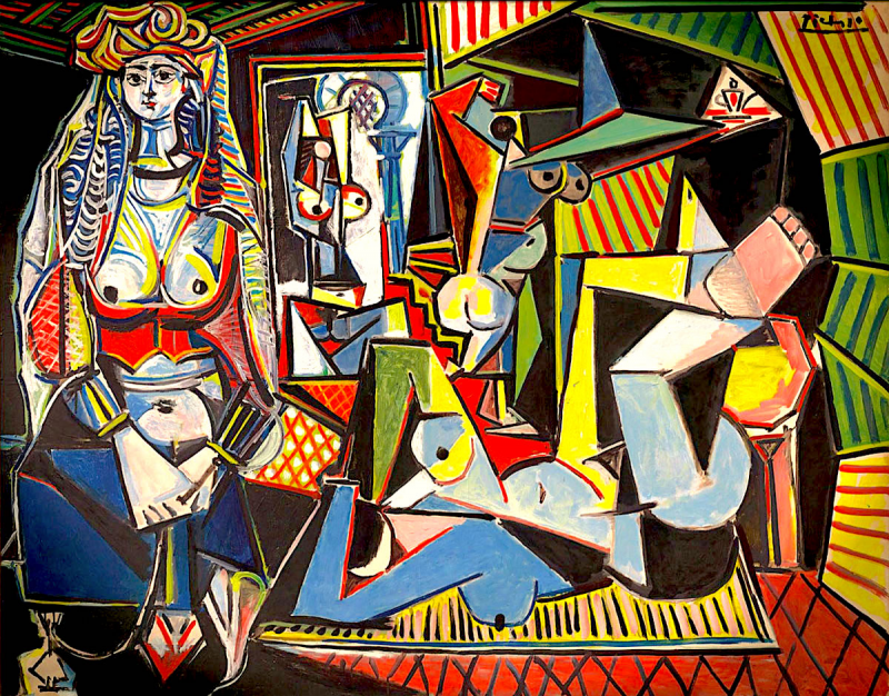 Mujeres de Argel - Pablo Picasso 1 mujeres de argel pablo picasso