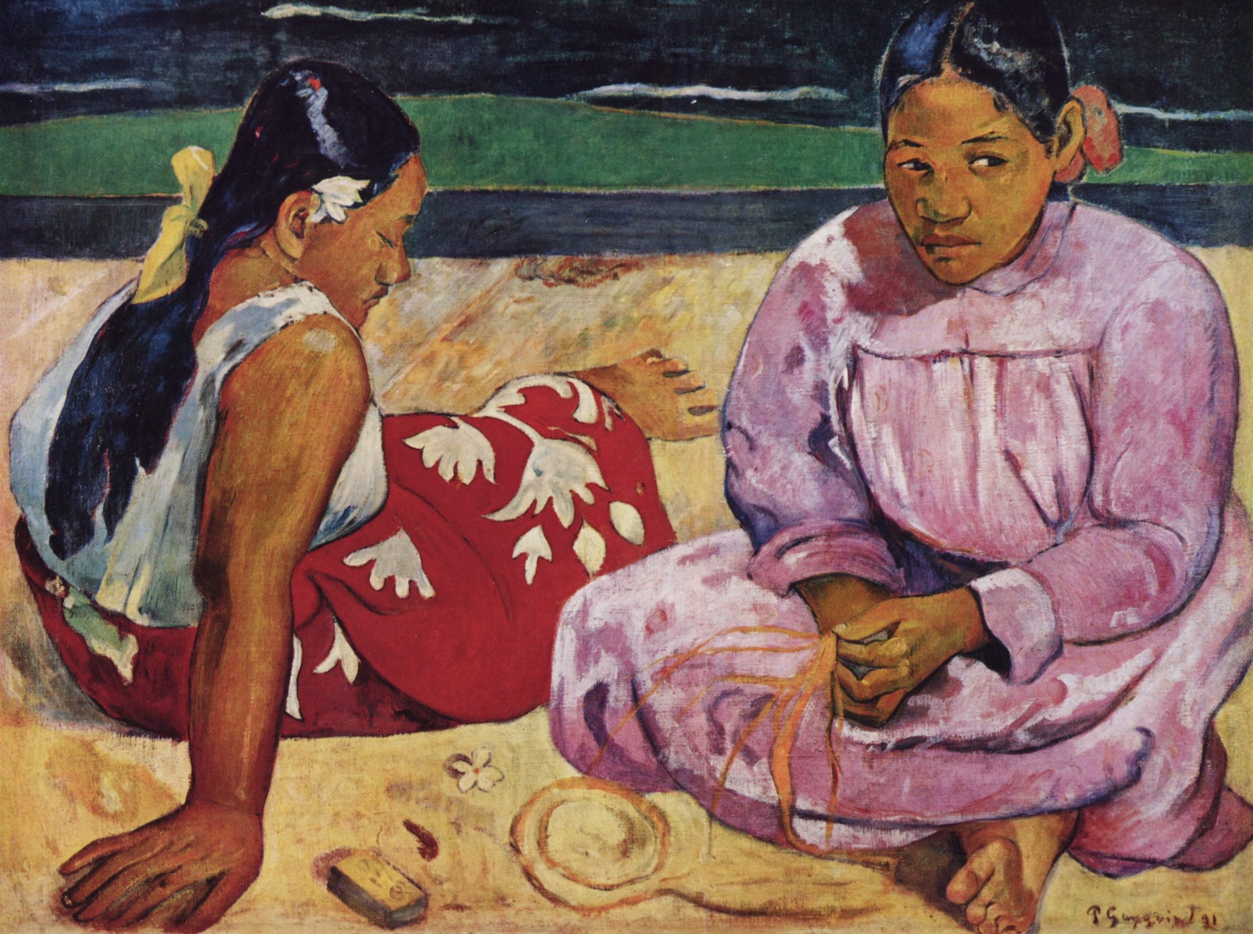 Mujeres de Tahití - Paul Gauguin 1 mujeres de tahiti paul gauguin scaled