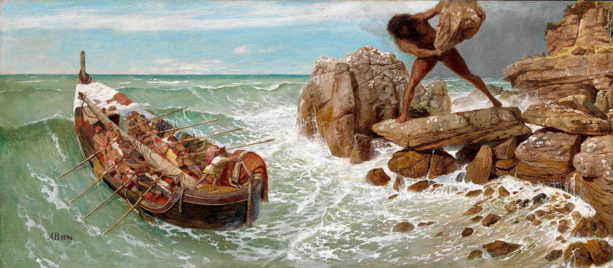 Odiseo y Polifemo - Arnold Böcklin 1 odiseo y polifemo arnold bocklin