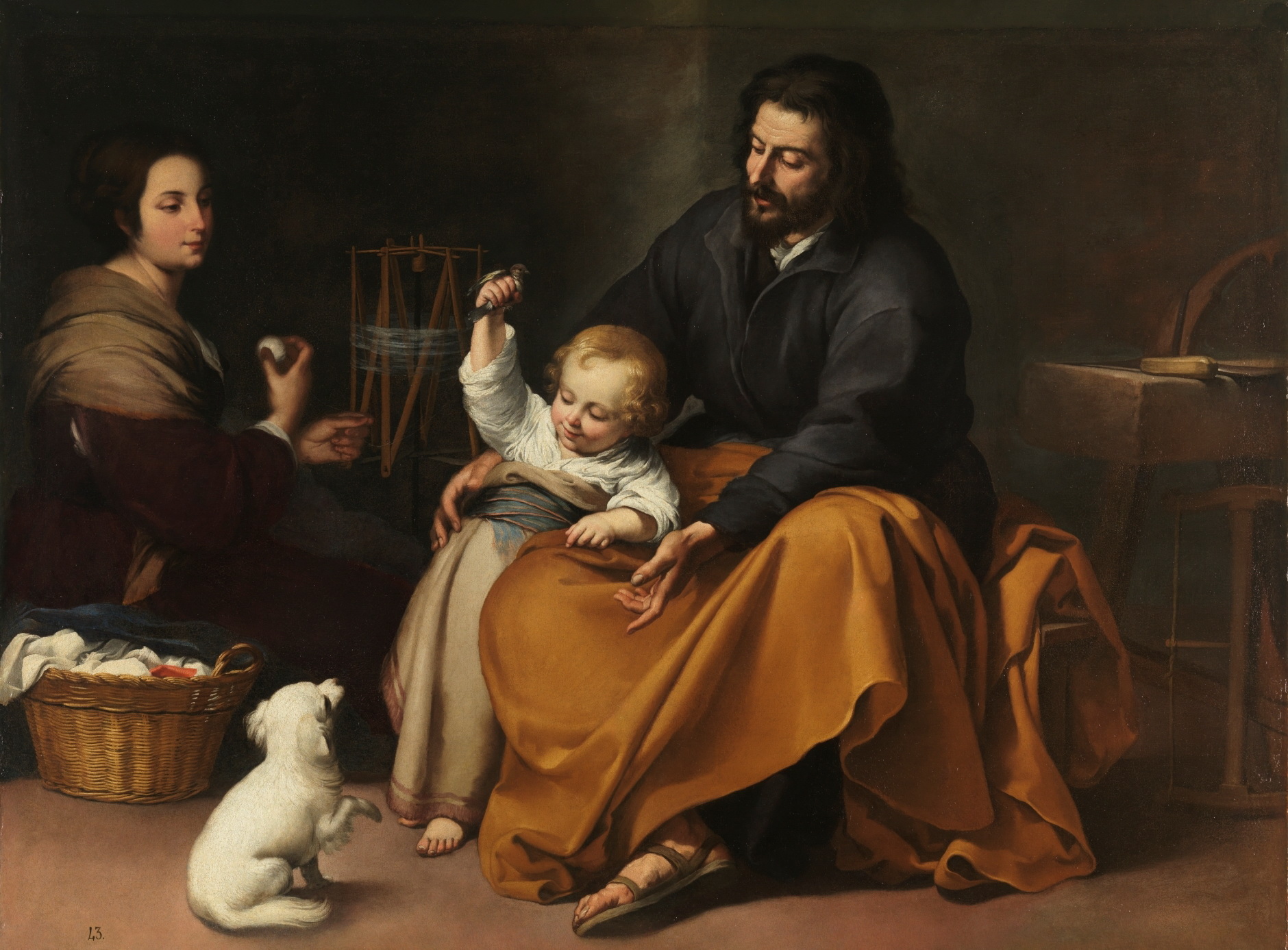 Sagrada Familia del pajarito - Bartolomé Esteban Murillo 1 sagrada familia del pajarito bartolome esteban murillo